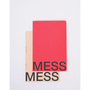 Nomess Mess Study Book M Red/Beige
