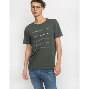 Makia Waves T-Shirt Dark Green XL