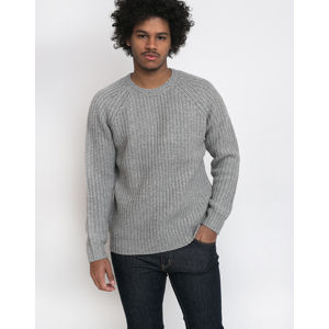 RVLT 6518 Heavy Knitted Sweater Grey-mel L