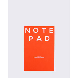 Octagon Note Pad Orange
