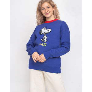 Lazy Oaf Lazy Oaf x Peanuts Lazy Snoopy Knit Sweater Blue S