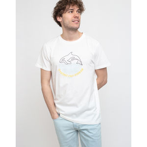 Dedicated T-shirt Stockholm Protect Our Oceans Off-White L