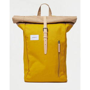 Sandqvist Dante Multi Yellow / Beige with Natural Leather