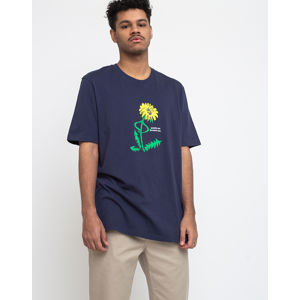 Lazy Oaf Weeds Are Flowers Too T-shirt Navy L