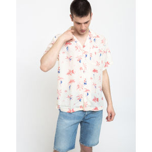 Dedicated Shirt Short Sleeve Marstrand Monkey Trees Off-White XL