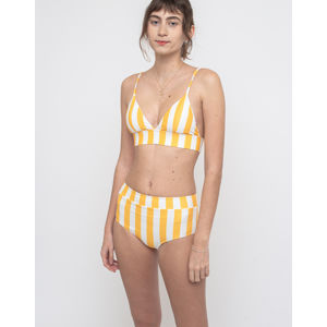 Dedicated Bikini Top Hemse Big Stripes Yellow L