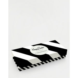 Happy Socks 4-Pack Classic Black & Whites Gift Set XCBW09-9100 41-46