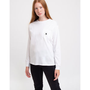Carhartt WIP W' L/S Pocket T-Shirt White L