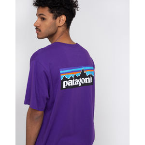 Patagonia M's P-6 Logo Organic T-Shirt Purple M
