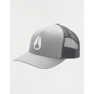 Nixon Iconed Trucker Hat Heather Gray