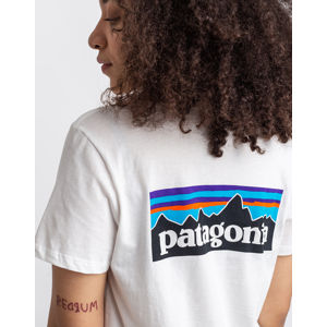 Patagonia W's P-6 Logo Organic Crew T-Shirt White XL