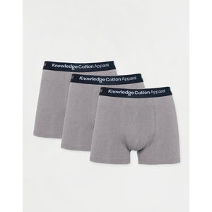 Knowledge Cotton Maple 3 Pack Underwear 1012 Grey Melange S
