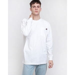 Dickies Pocket Tee Long Sleeve T-Shirt White XL