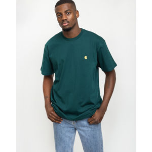 Carhartt WIP Chase T-Shirt Dark Fir/Gold XL