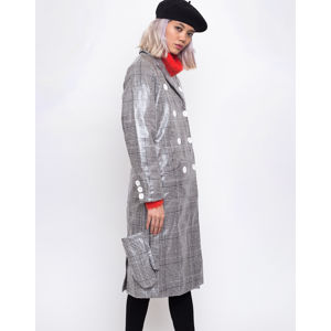 House of Sunny Long Tailored Nostalgia Trench Controlled Check 38