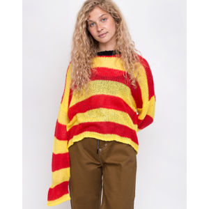 The Ragged Priest Loose Striped Knit Red/Yellow M