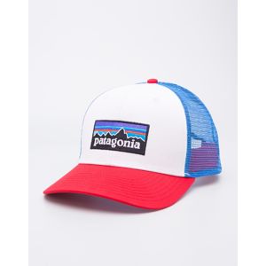 Patagonia P-6 Logo White w/Fire/Andes Blue