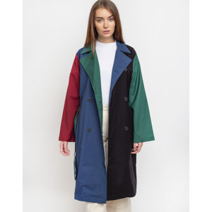 Lazy Oaf Colour Panel Trench Coat Multi L