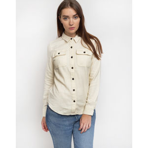 Patagonia L/S Fjord Flannel Shirt Jaspe Twist: Birch White S