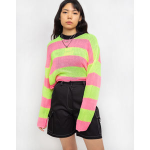 The Ragged Priest Live Wire Knit Pink/Lime S