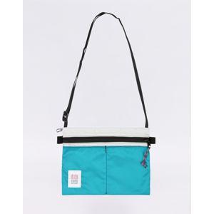 Topo Designs Accessory Shoulder Bag White/Turqouise