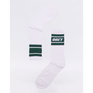 Obey Cooper II Socks White / Deep Teal