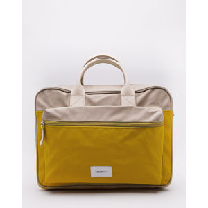 Sandqvist Emil Multi Yellow / Beige with Natural Leather